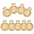 thumbnail image 3 of Shisuyan 12Pcs Mini Crossing Stitch Hoops Mini Ring Embroidery Circles DIY Pendant Crafts, 3 of 8