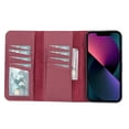 thumbnail image 4 of iPhone 14 Plus Trifold Full Grain Leather Wallet Case, 4 of 26