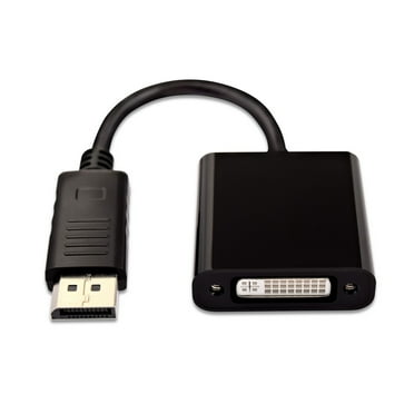 V7 Video Adapter DisplayPort Male to DVI-I Female Active, Black