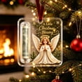 thumbnail image 5 of Christmas Cash Gift Tree Ornament, Christmas Angel Artwork Money Holder for Rolled Bills, Holiday Hanging Decoration and Stocking Stuffer Gift, Clear Acrylic, 5 of 6