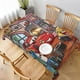 thumbnail image 1 of Mantel de Cars Lightning Mcqueen para cocina, comedor, fiesta, elegante mantel impermeable, lavable, resistente a las arrugas, decorativo, rectangular, 54 x 54 pulgadas, 1 of 8