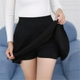 thumbnail image 4 of Women Sport Pleated Mini Skirt Candy Color Skater Tennis Skirt Uniform High Waist Short Skirt Safe for Badminton Cheerleader, 4 of 6