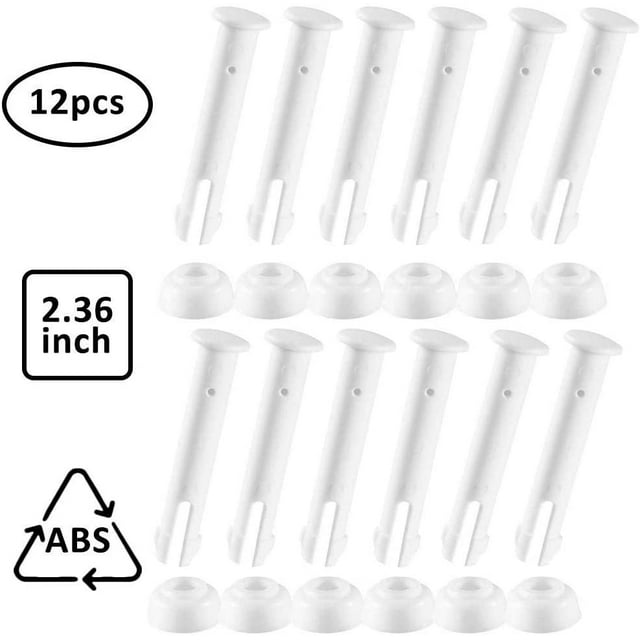 Goupille de Connexion pour Piscine Intex, Goupilles en Plastique (12 Pcs) pour Piscines à Cadre Métallique Rondes Intex 10 Pieds-12 Pieds