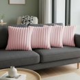 thumbnail image 1 of Chenchen Pink Throw Pillow Covers 18 x 18 Set of 4, Cute Boho Throw Pillow Cover for Couch/Bed, Decorative Pillows Covers for Sofa/Bed, Accent Pillow Covers for Living Room, Rustic/Home/Room Decor, 1 of 1