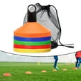 thumbnail image 3 of 50 Piezas Conos de Fútbol de Agilidad Conos de Disco de Fútbol Conos Deportivos Prácticos Conos de Entrenamiento de Fútbol para Patinaje de Baloncesto, 3 of 9