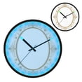 thumbnail image 2 of Indoor 12' Voice-Activated Luminous Decoration Wall Clock With LED Night Light Oval Decorative Frame, 2 of 8