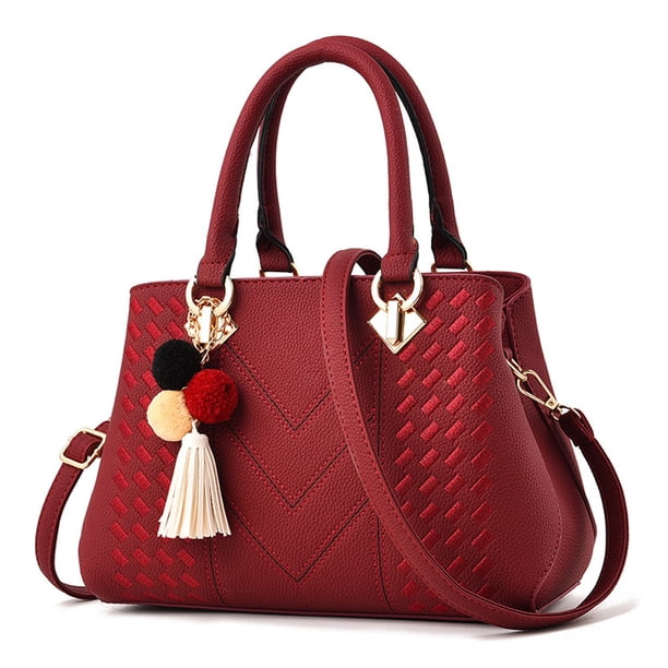 Bolso bandolera de PU adecuado para que las mujeres vayan a trabajar y tengan citas. Bolso de hombro de gran capacidad