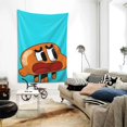 thumbnail image 2 of Tapiz de El asombroso mundo de Gumball para dormitorio, estampado artístico para colgar en la pared, pósteres estéticos, tapices de fondo para sala de estar, dormitorio, regalo para fanáticos, 60 x, 2 of 8