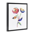 thumbnail image 4 of Stupell Industries Mosaic Flower Buds Plants & Flowers Painting Black Floater Framed Canvas Art Print Wall Art, 25 x 31, 4 of 10