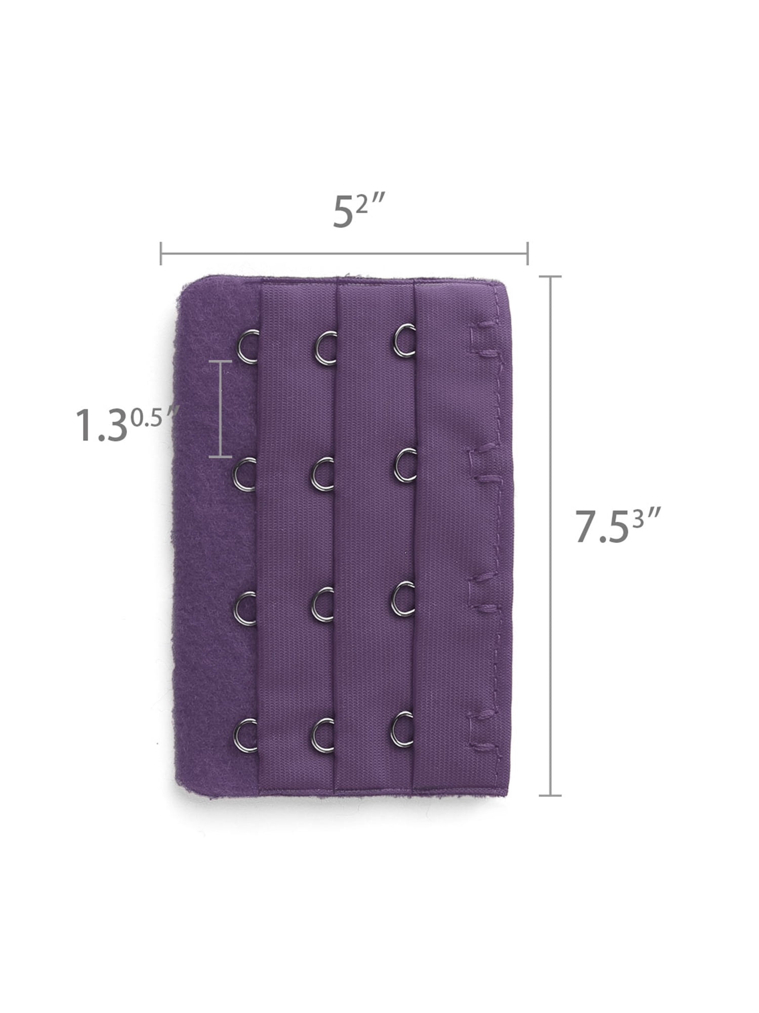 Unique Bargains Ladie's Bra Extender Strap Band Extension 3 Rows 4 Hooks