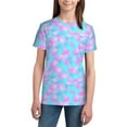 thumbnail image 3 of Wukai Purple Dragon Scales Youth Unisex Short Sleeve T-Shirt for Boys, Girls, Teens, and Kids-X-Small, 3 of 7