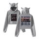 thumbnail image 1 of Ty Myers The Select Tour Sudadera con capucha con orejas de gato para mujer, Top de manga larga, ropa para mujer, 1 of 5