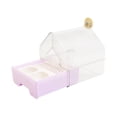 thumbnail image 3 of Baño colgante para pájaros con comedero, bañera para pájaros, jaula, accesorio para casa, cuenco para periquitos, cotorras, pájaros pequeños y Púrpura claro, 3 of 8