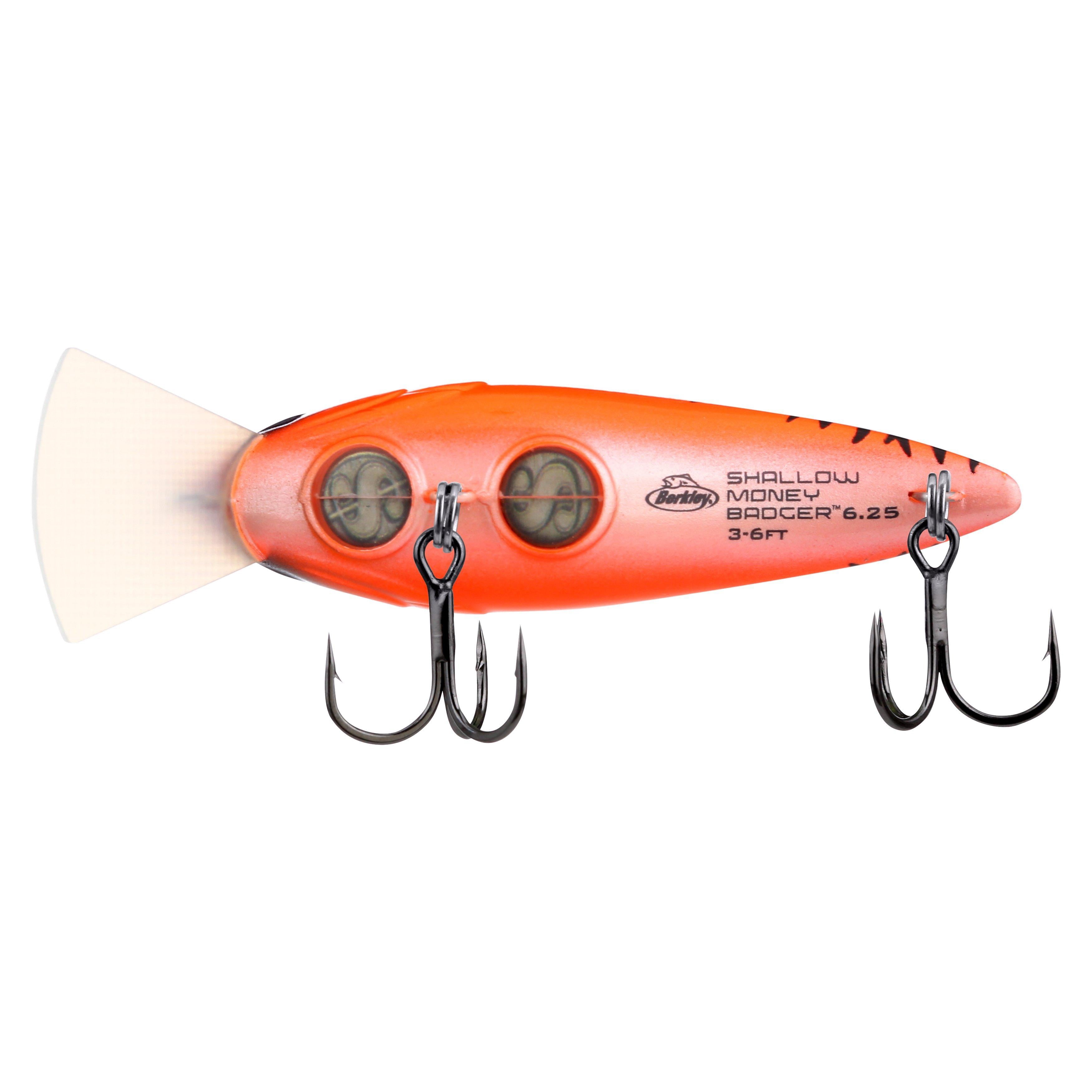 Berkley Shallow Money Badger Fishing Crankbait, 2.5 in, Hybrid Baitfish-Crayfish