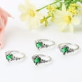 thumbnail image 2 of Elegant Wedding Bridal Party Accessory Lady Rhinestone Inlaid Ring Jewelry, 2 of 8