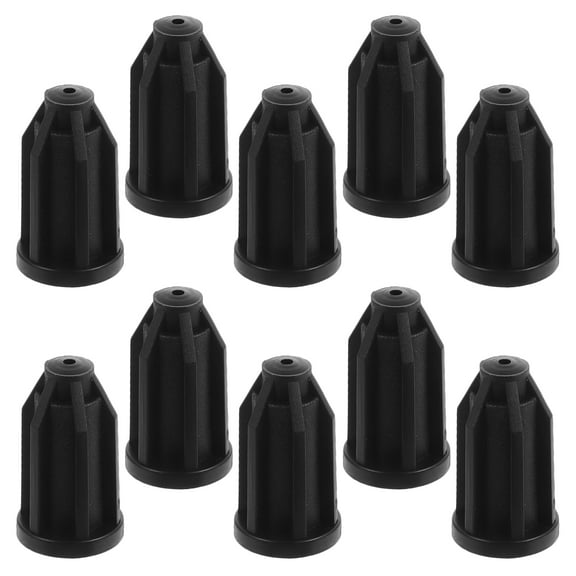 SENSETH 10pcs Caster Socket Sleeves Replacement Caster Stem Sleeves Furniture Caster Sleeve