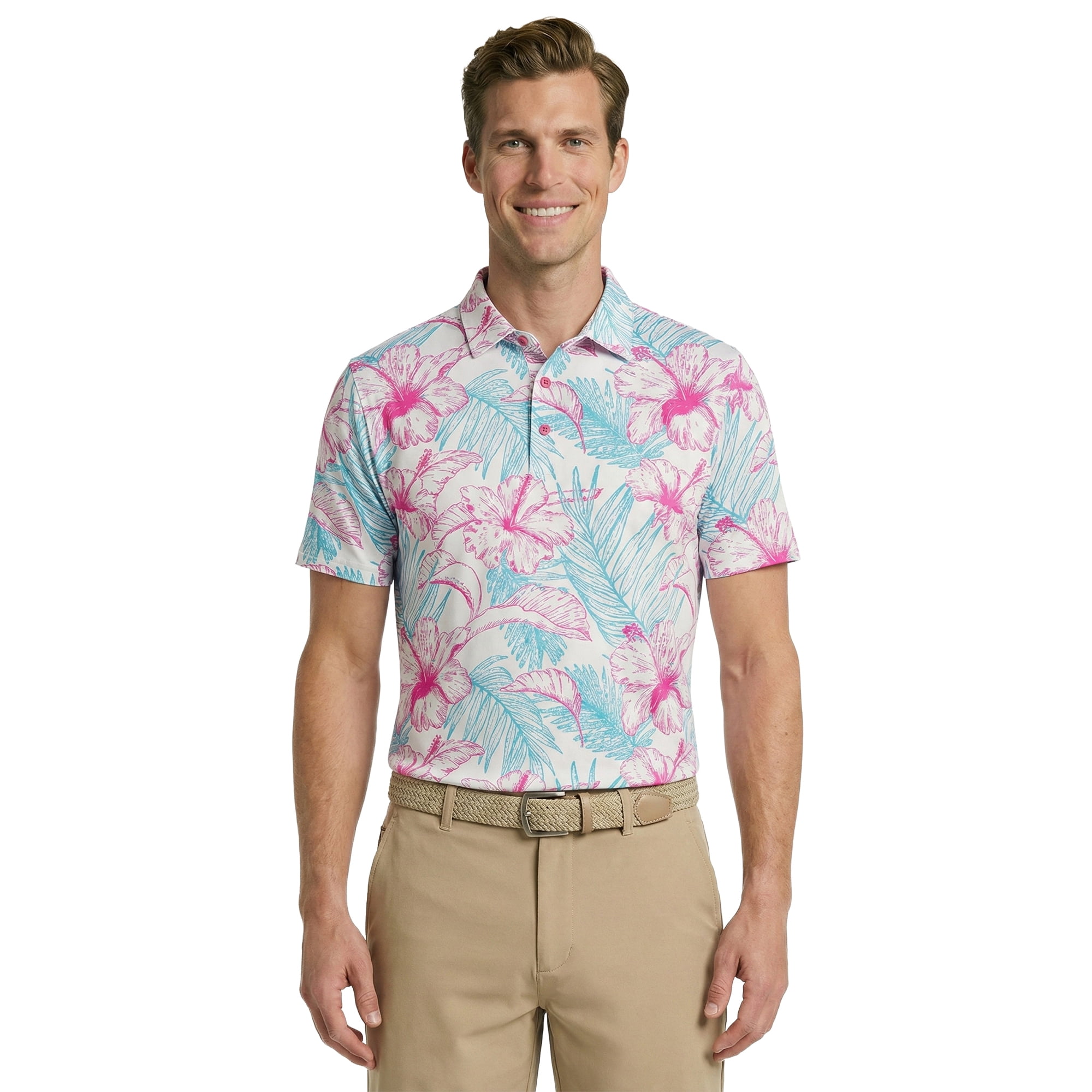 Birdie Bound Men's and Men's Big & Tall Novelty Golf Polos, Sizes XS-4XLT