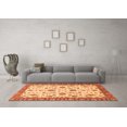 thumbnail image 3 of Ahgly Company Indoor Square Oriental Orange Traditional Area Rugs, 8' Square, 3 of 4