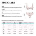 thumbnail image 5 of PAYOHTO Women's Cross Front Bikini Set with High Elasticity Soft Padding White Butterfly Pink Bathing Suit Crop Top Swimsuit, 5 of 9