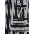 thumbnail image 4 of Del Mex Mexican Baja Hoodie, Hippie Sweater Pullover (Black/White, Small), 4 of 6