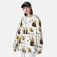 thumbnail image 3 of Fotbe Abeille Insecte Hommes Femmes Veste de Protection Solaire UPF 50+ à Capuche Chemise Rafraîchissante avec Poches Randonnée Plein Air Performance-Moyen, 3 of 7
