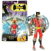 Mattel Year 2005 DC Comics "The Batman" Animated Series 5 Inch Tall Action Figure - ICE ESCAPE BATMAN with Sonic Disrupters and