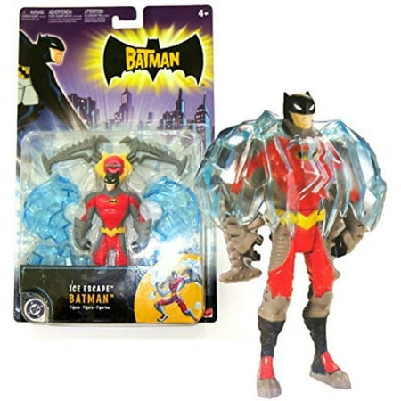 Mattel Year 2005 DC Comics "The Batman" Animated Series 5 Inch Tall Action Figure - ICE ESCAPE BATMAN with Sonic Disrupters and
