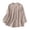 Khaki, variant on Linen Shirts for Women Long Sleeve Crew Neck Blouses Vintage Relaxed Cardigan Loose Fit t shirts Orange XXL