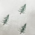 thumbnail image 2 of 2Pcs Christmas Decorative Pillow Covers Set of 2 Faux Fur Throw Pillows with Embroidered Christmas Tree 18x18 Inch White Green Winter Couch Covers for Festival Sofa Bedroom Living Room Home Decor, 2 of 5