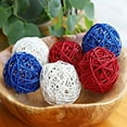 thumbnail image 3 of SUGARMOM Wicker Rattan Balls 20 pcs Decorative Balls Bowl Vase Filler for Home Decor Orbs Craft Wedding Party Garden Fall Decoration Christmas Ornaments Mixed Color, 3 of 5