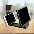thumbnail image 6 of Limei 7.5" x 6.7" Screen Magnifier –3D HD Mobile Phone Magnifier Projector Screen for Movies, Videos, and Gaming–Foldable Phone Stand with Screen Amplifier–Supports All Smartphones (Black), 6 of 6