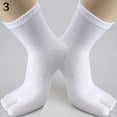 thumbnail image 6 of Dress Choice 4 Pairs/set Mens Toe Socks AthleticCotton Running Five Finger Crew Socks Toe Socks, 6 of 6