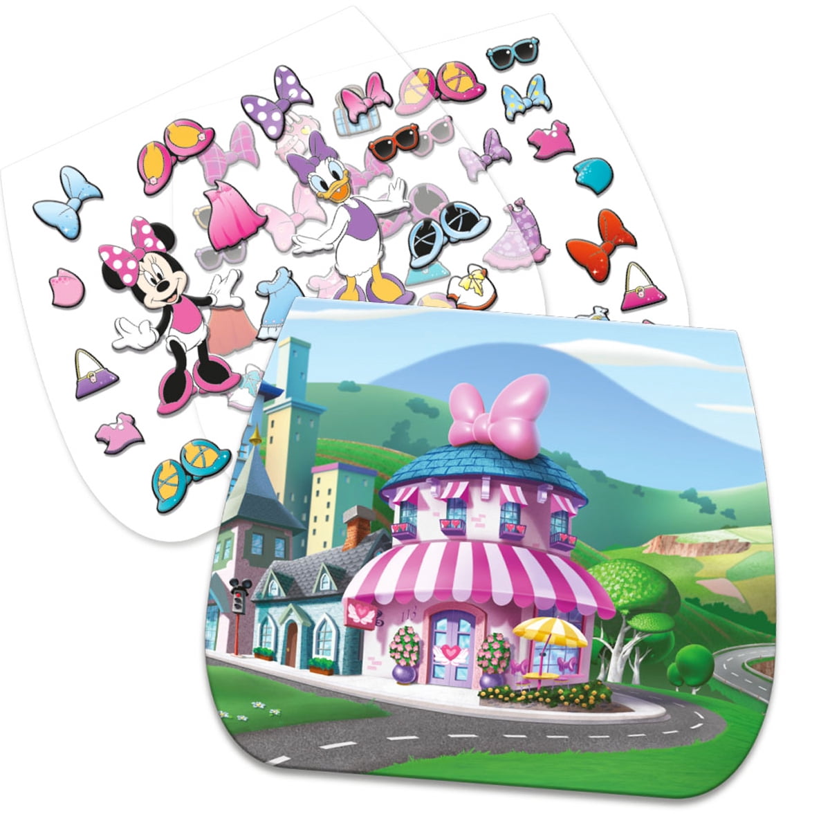 Disney Minnie Mouse Plastic Puffy Sticker Playset - multi character, multicolored