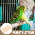 thumbnail image 4 of 2Pcs Rectangular Parrot Platforms Wooden Bird Platforms Interesting Bird Stands Parakeet Platform, 4 of 8