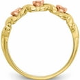 thumbnail image 2 of 10K Yellow Gold Tri-Color Black Hills Rose Ring (Size 7) Made In United States 10bh643, 2 of 5
