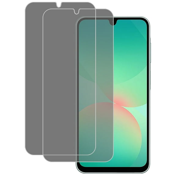 KIQ 2 Pack High Aluminum Privacy Full Cover Tempered Glass Screen Protector for Samsung Galaxy A26 5G