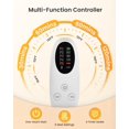 thumbnail image 4 of Weighted Heating Pad for Neck and Shoulders and Back, 2.5lb Electric Heat Pad for Pain Relief, Shoulder Heating Pad with 5 Heat Settings, 4 Timer Settings, Valentine's D, 4 of 7