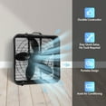 thumbnail image 3 of Comfort Zone 20" Box Fan with Carry Handle, Black, 3 of 10