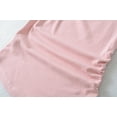 thumbnail image 4 of Women's Fashion Tops Cap Sleeve Hollow out Solid Color Cotton Tee Slim Fitted Tunic Tops Soft Comfy Clothes (S, Pink), 4 of 6