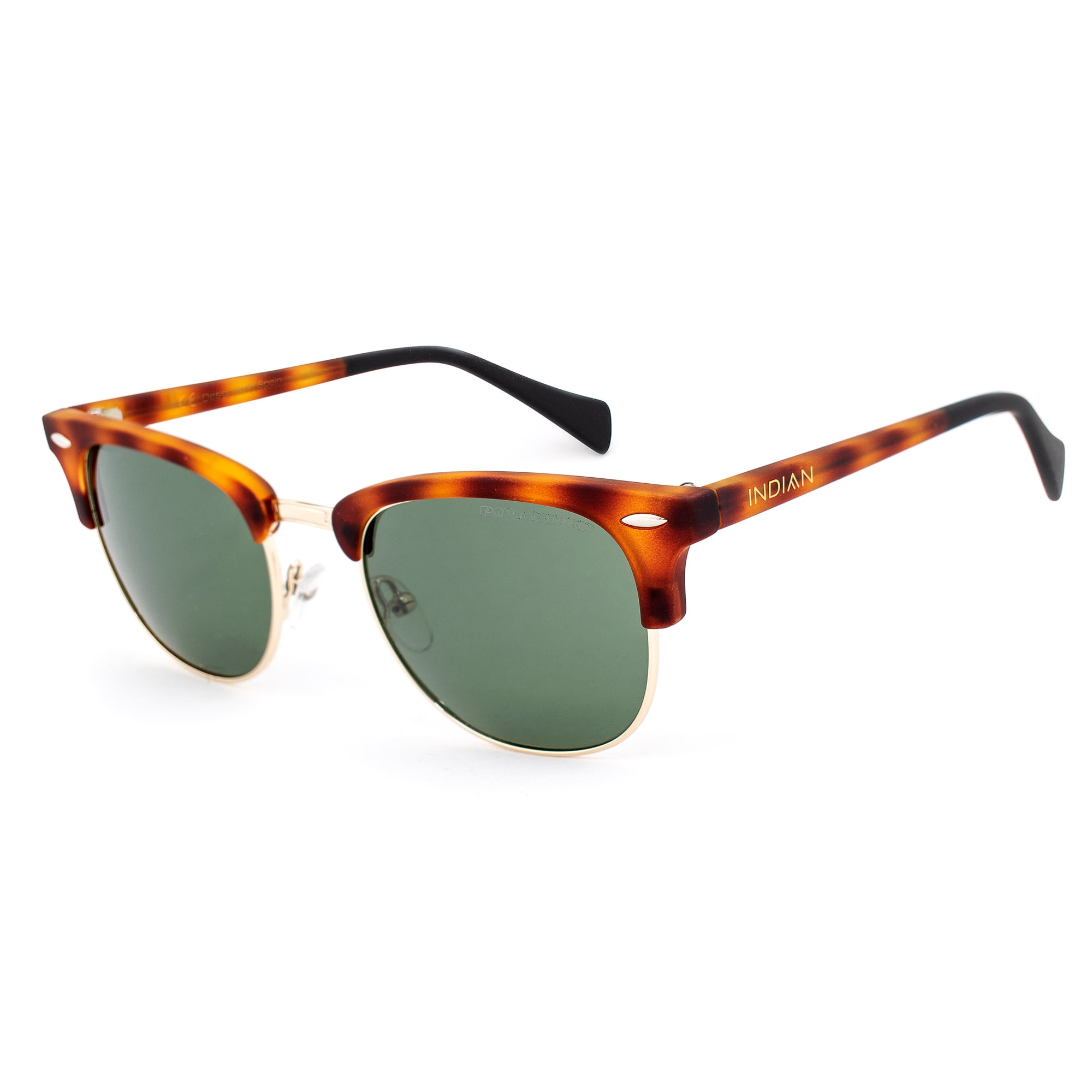 Indian Sunglasses Polarized Fashion Sun Glasses Indian Tortoise Brown Green G 15 Unisex