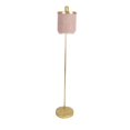 thumbnail image 3 of Decor Therapy PL4341 Framboise Fringe Shade Floor Lamp, Gold Leaf with Pink Shade, 3 of 5
