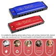 thumbnail image 6 of DISEN Harmonica, Set of 2 Children's Harmonica, 10 Holes Blues Harmonica, Key of C - for Kids and Beginners, Adults Gift, Lightweight, Compact, 6 of 8