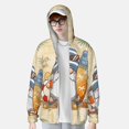 thumbnail image 4 of Easygdp Hello Summer Cute Gnome Lightweight Long Sleeve Sun Shirt Sports long-Sleeved Sun Protective Clothing, Quick Drying Breathable - Large, 4 of 9
