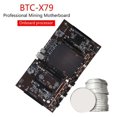 thumbnail image 3 of Placa base para minería BTC X79 H61 con memoria RECC DDR3 de 4 GB, compatible con LGA 2011 DDR3, tarjeta gráfica 3060 3080, color negro, 3 of 5