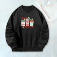thumbnail image 2 of Sudadera de moda con cuello redondo, jersey estampado, jersey suave de moda para otoño, Tops, jersey informal para el hogar, senderismo, viajes y M, 2 of 8
