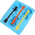 thumbnail image 4 of Bandeja Para Cubitos de hielo ANGGREK Silicona flexible Forma de guitarra, 4 of 8