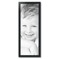 thumbnail image 2 of ArtToFrames 12" x 33" Black Satin Picture Frame, 12x33 inch Black MDF Poster Frame (WOM-5180), 2 of 8