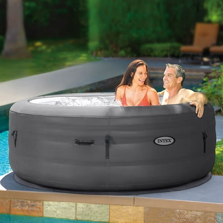 Intex 28481E Simple Spa 77in x 26in Inflatable Hot Tub with Filter Pump & Cover