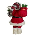thumbnail image 5 of 18" Standing Santa Christmas Figure with Snow Shoes and Fur Boots, 5 of 6