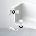 thumbnail image 2 of Westbrass Sch. 40 PVC Bathtub Assembly with Tip-Toe Drain and No-Hole Overflow, Powder Coat White (12-Pack), 2 of 15